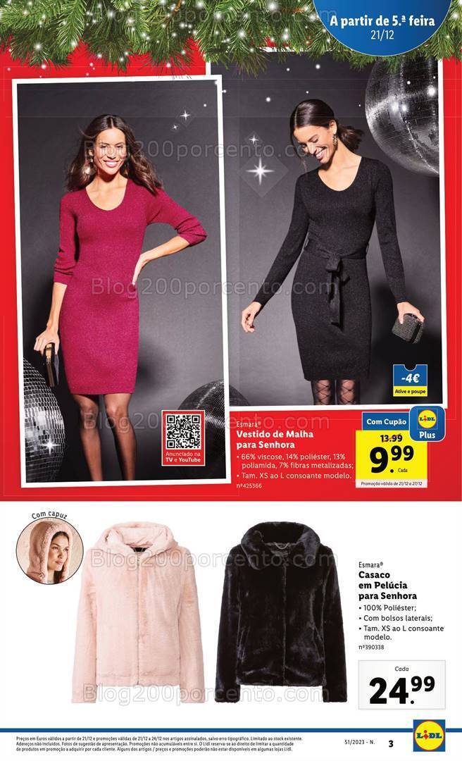 Antevisão Folheto LIDL Bazar Promoções a partir de 21 dezembro