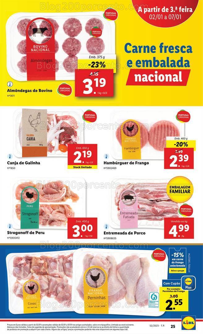 Antevisão Folheto LIDL Promoções de 2 a 7 janeiro