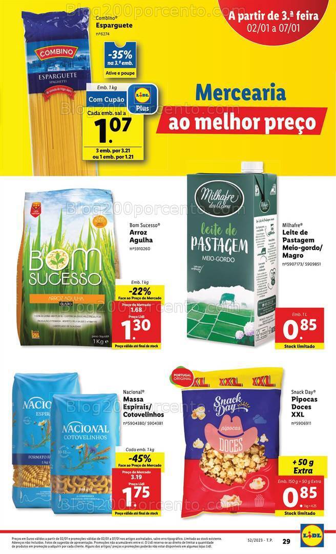 Antevisão Folheto LIDL Promoções de 2 a 7 janeiro