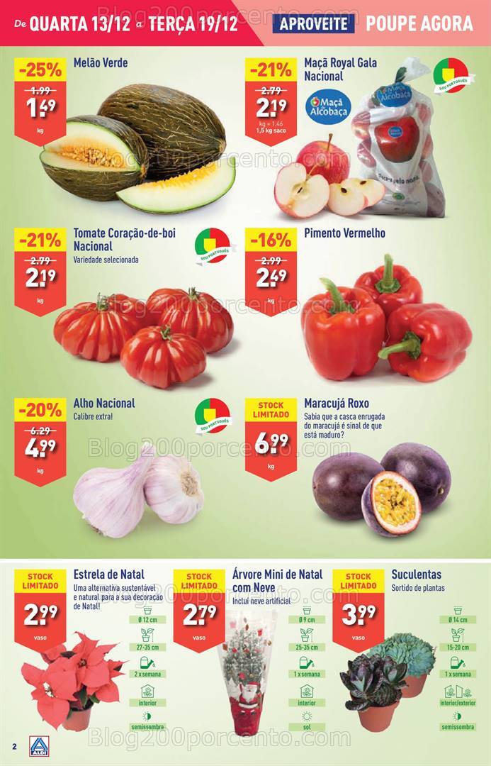 Antevisão Folheto ALDI Promoções de 13 a 19 dezembro