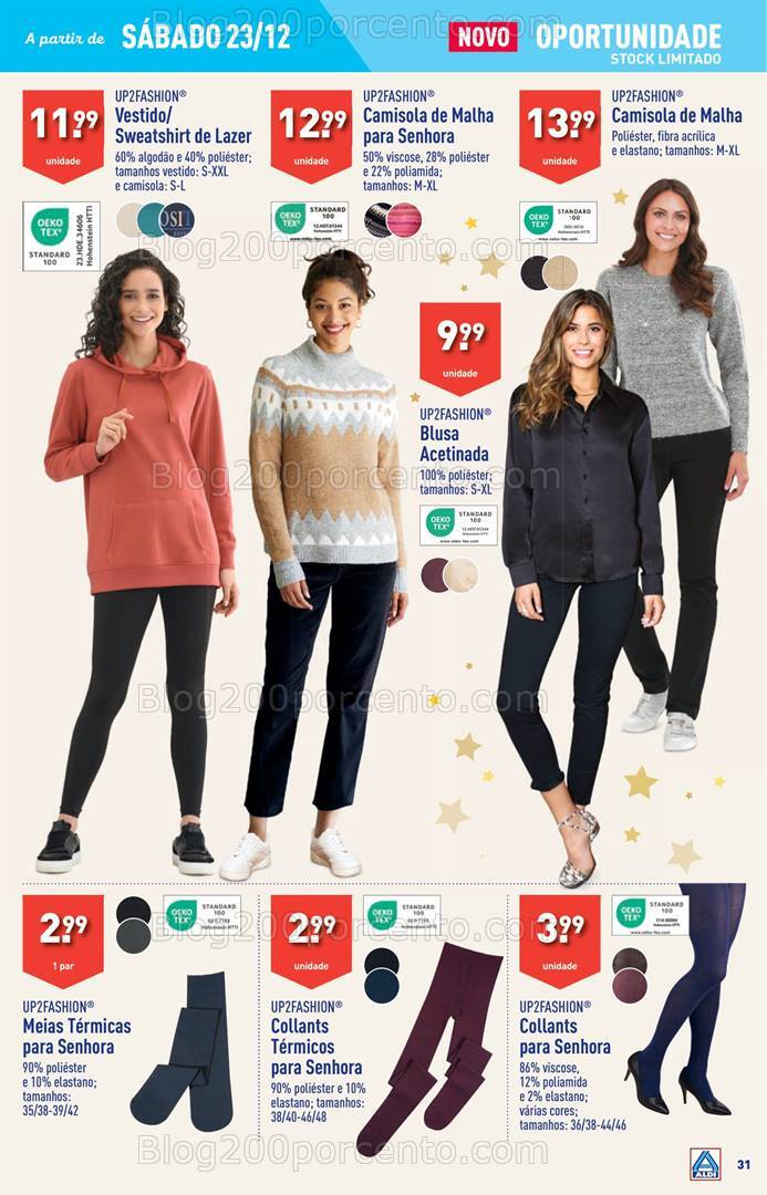 Antevisão Folheto ALDI Semana Natal Promoções de 20 a 26 dezembro