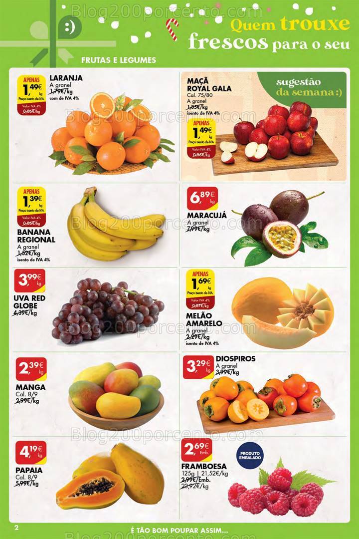 Antevisão Folheto PINGO DOCE Açores Promoções de 21 dezembro a 3 janeiro
