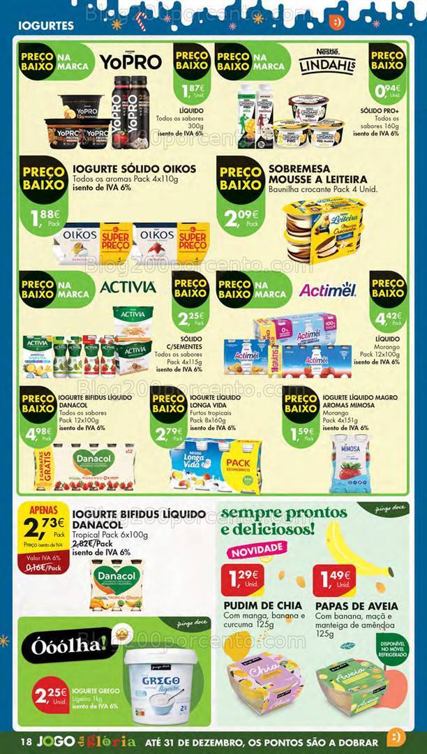 Antevisão Folheto PINGO DOCE Lojas Pequenas Promoções de 19 a 26 dezembro