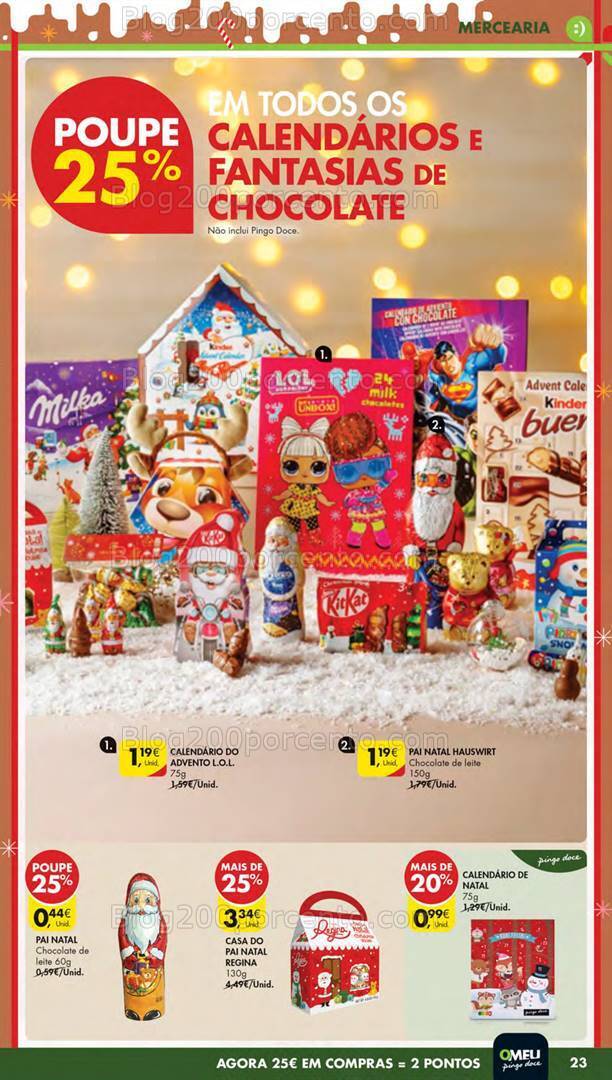 Antevisão Folheto PINGO DOCE Lojas Pequenas Promoções de 19 a 26 dezembro