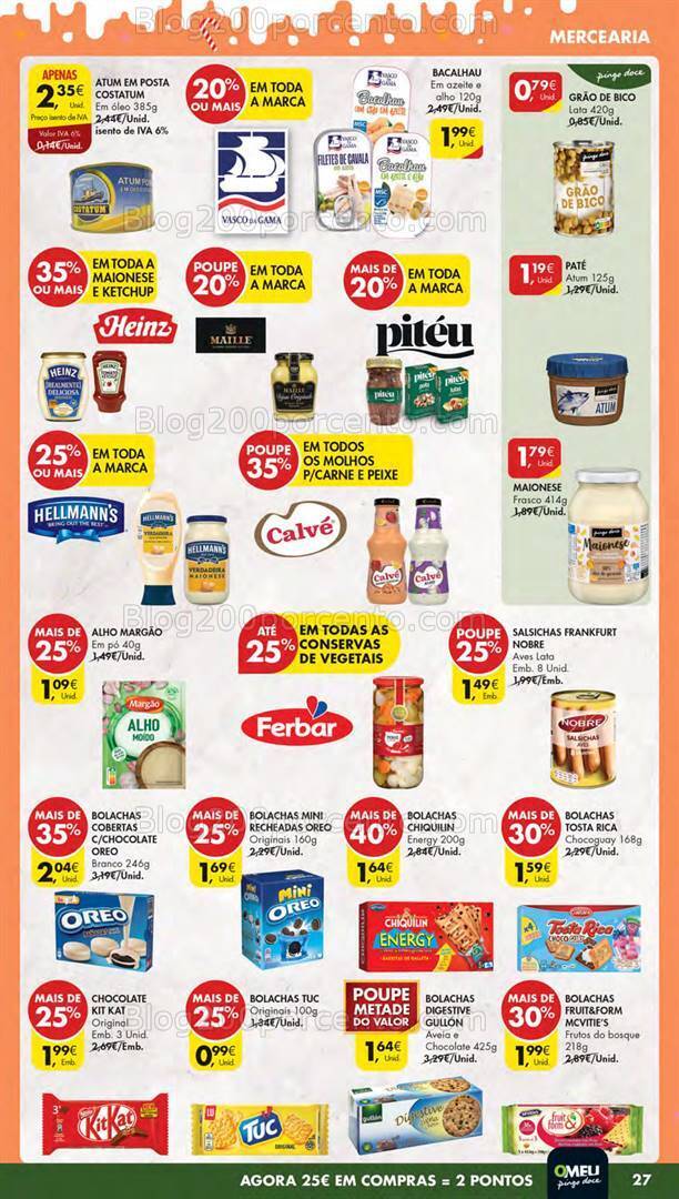 Antevisão Folheto PINGO DOCE Lojas Pequenas Promoções de 19 a 26 dezembro