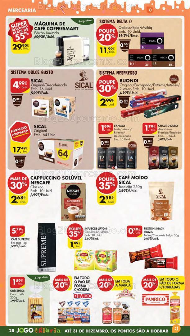 Antevisão Folheto PINGO DOCE Lojas Pequenas Promoções de 19 a 26 dezembro