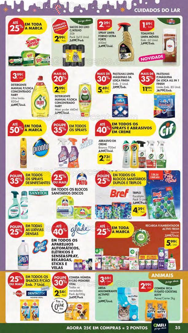 Antevisão Folheto PINGO DOCE Lojas Pequenas Promoções de 19 a 26 dezembro