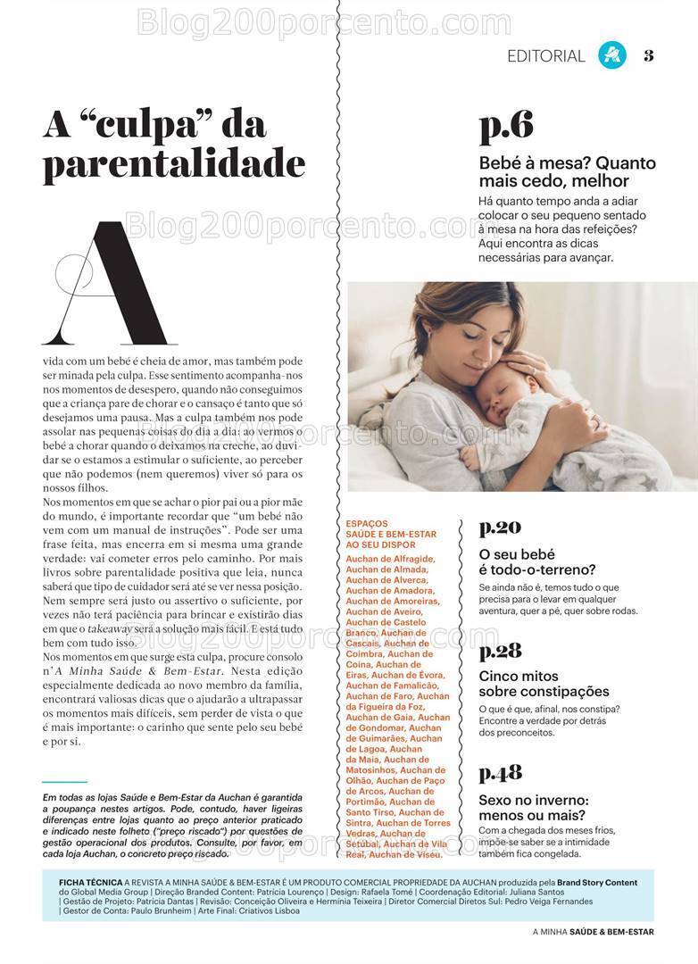 Antevisão Folheto AUCHAN Saúde e Bem Estar Bebé Promoções de 27 dezembro a 30 janeiro