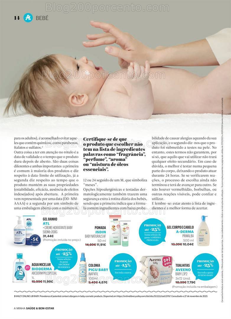 Antevisão Folheto AUCHAN Saúde e Bem Estar Bebé Promoções de 27 dezembro a 30 janeiro