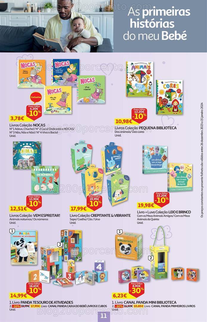 Antevisão Folheto AUCHAN Feira do Bebé Promoções de 26 dezembro a 15 janeiro