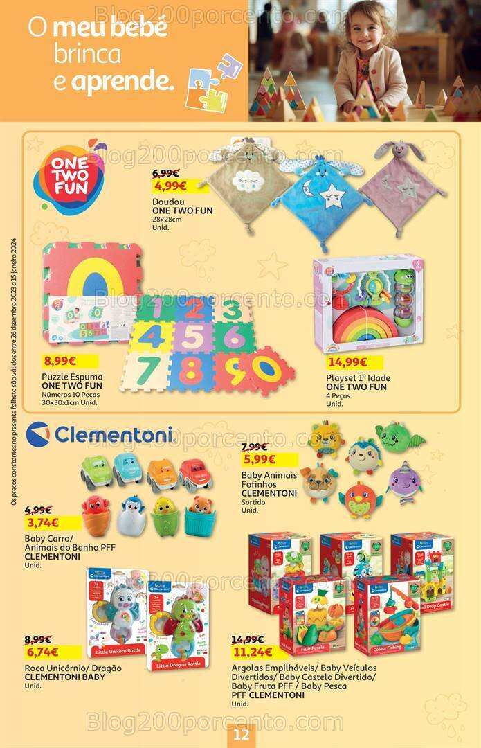 Antevisão Folheto AUCHAN Feira do Bebé Promoções de 26 dezembro a 15 janeiro