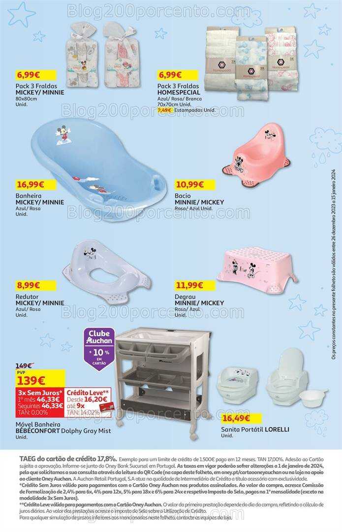 Antevisão Folheto AUCHAN Feira do Bebé Promoções de 26 dezembro a 15 janeiro