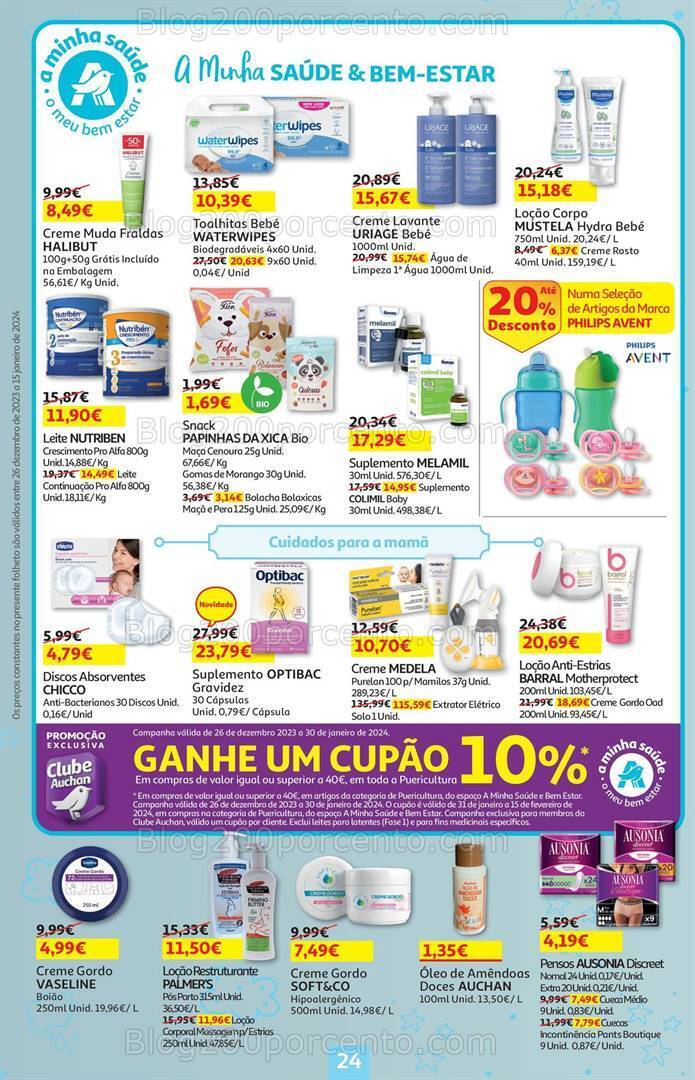Antevisão Folheto AUCHAN Feira do Bebé Promoções de 26 dezembro a 15 janeiro
