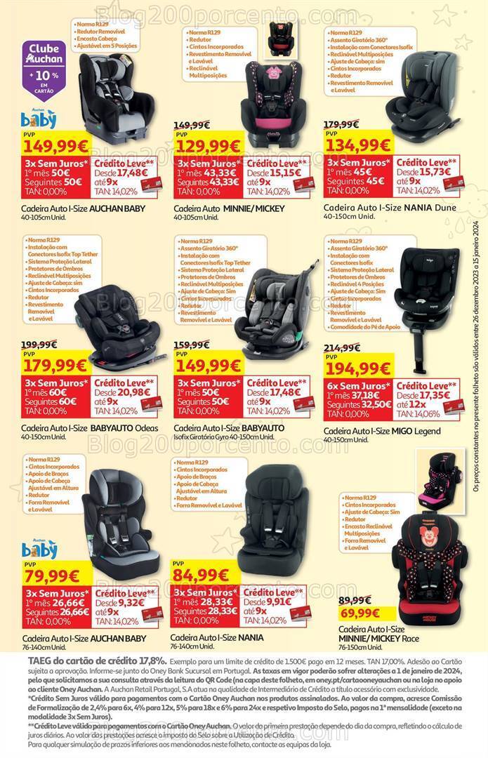 Antevisão Folheto AUCHAN Feira do Bebé Promoções de 26 dezembro a 15 janeiro