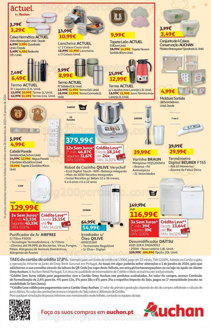 Antevisão Folheto AUCHAN Feira do Bebé Promoções de 26 dezembro a 15 janeiro