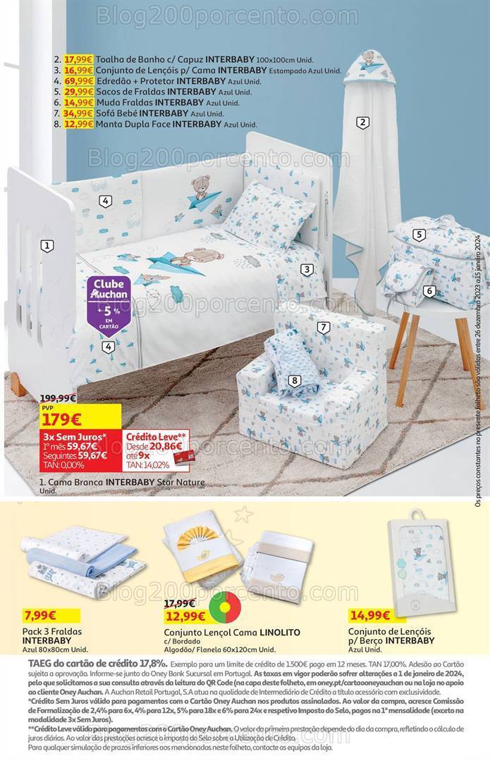 Antevisão Folheto AUCHAN Feira do Bebé Promoções de 26 dezembro a 15 janeiro