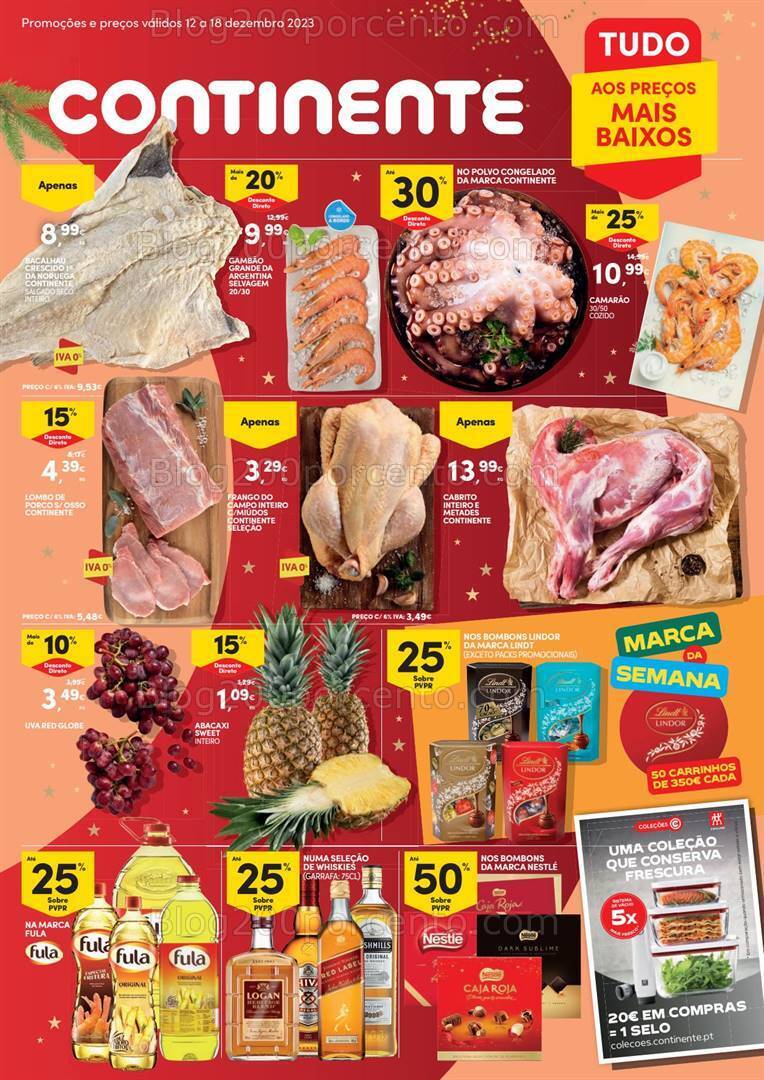 Antevisão Folheto CONTINENTE Bom Dia Promoções de 12 a 18 dezembro