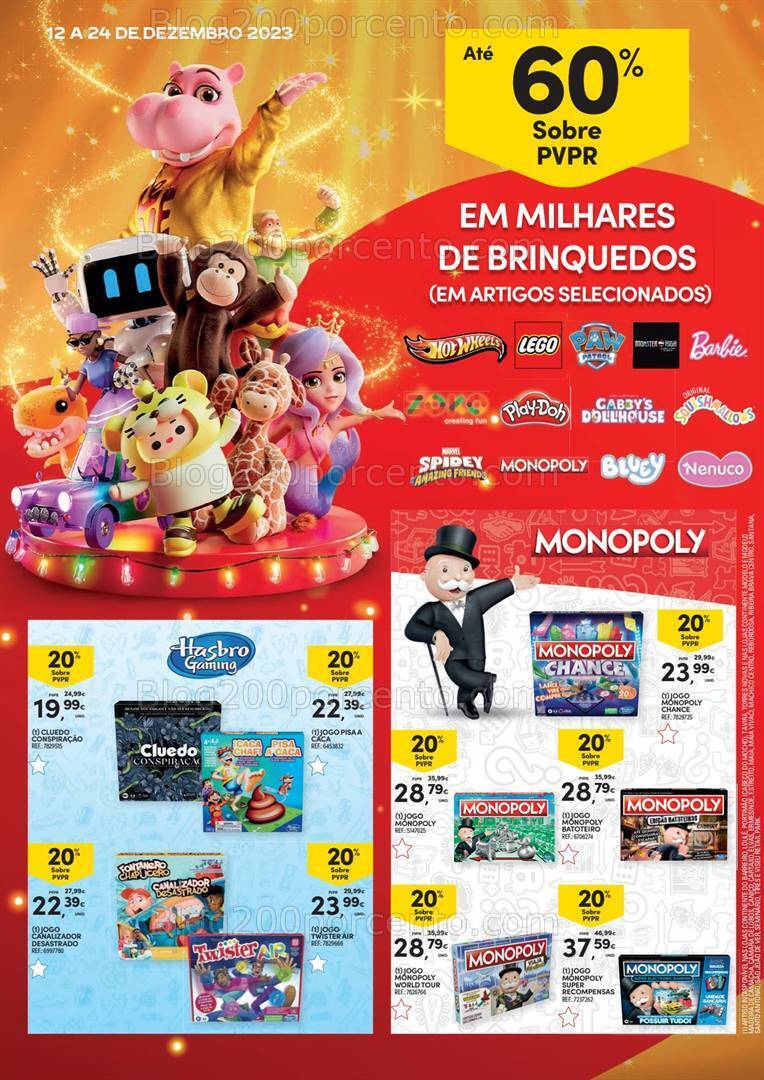 Antevisão Folheto CONTINENTE Brinquedos Promoções de 12 a 24 dezembro