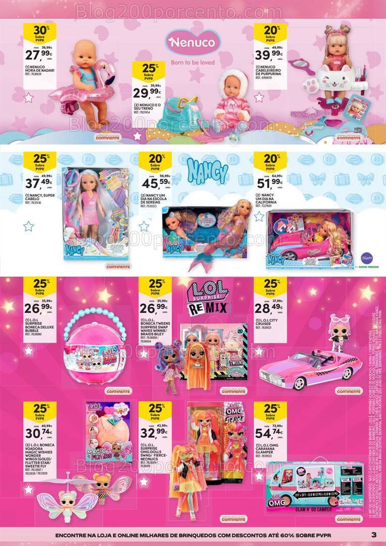 Antevisão Folheto CONTINENTE Brinquedos Promoções de 12 a 24 dezembro