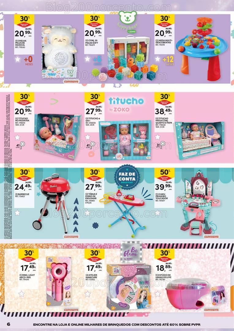 Antevisão Folheto CONTINENTE Brinquedos Promoções de 12 a 24 dezembro