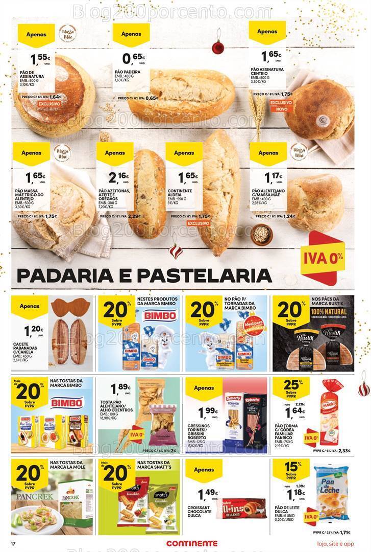 Antevisão Folheto CONTINENTE Promoções de 19 a 25 dezembro