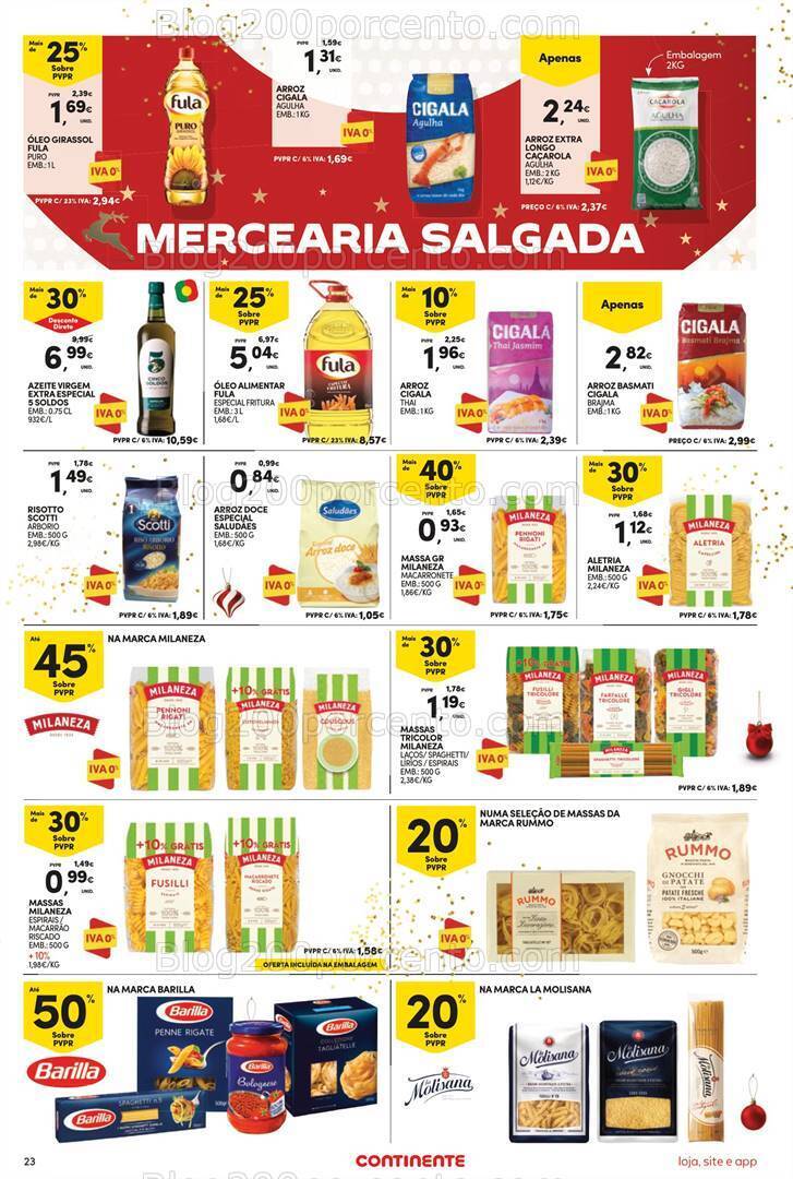 Antevisão Folheto CONTINENTE Promoções de 19 a 25 dezembro