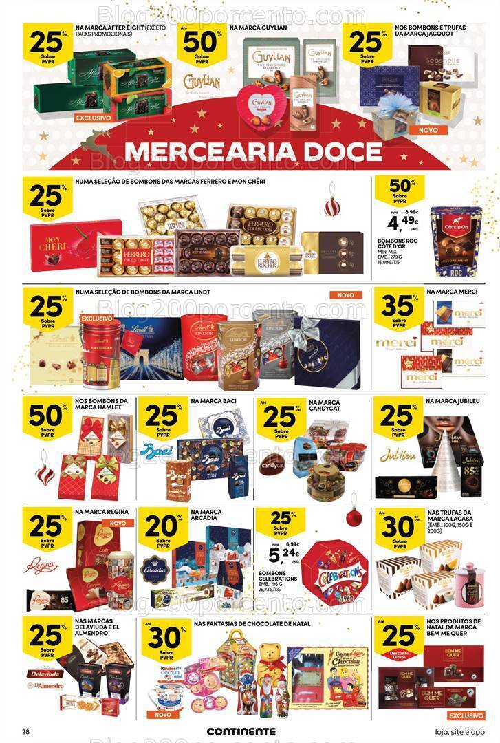 Antevisão Folheto CONTINENTE Promoções de 19 a 25 dezembro