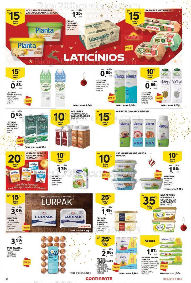 Antevisão Folheto CONTINENTE Promoções de 19 a 25 dezembro