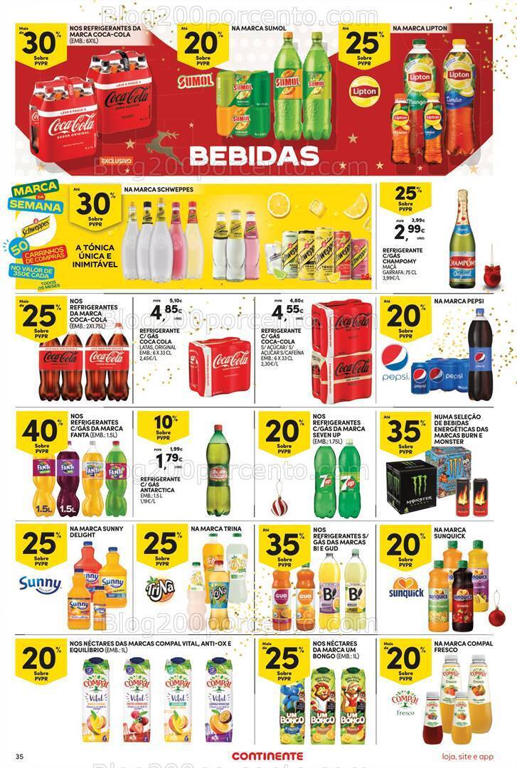 Antevisão Folheto CONTINENTE Promoções de 19 a 25 dezembro