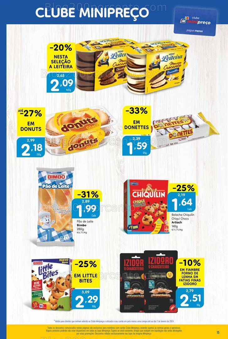 Antevisão Folheto MINIPREÇO Promoções de 4 a 10 janeiro
