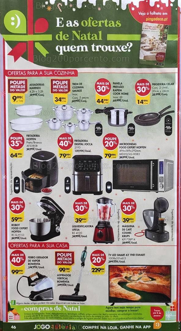 Antevisão Folheto PINGO DOCE Bazar Promoções de 12 a 18 dezembro