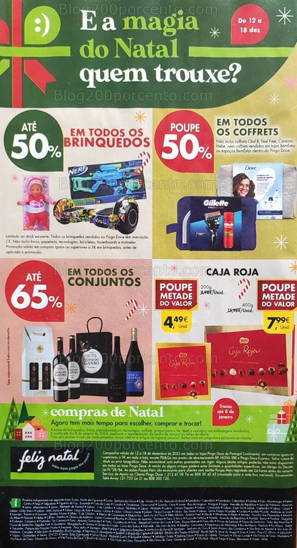 Antevisão Folheto PINGO DOCE Natal Promoções de 12 a 18 dezembro