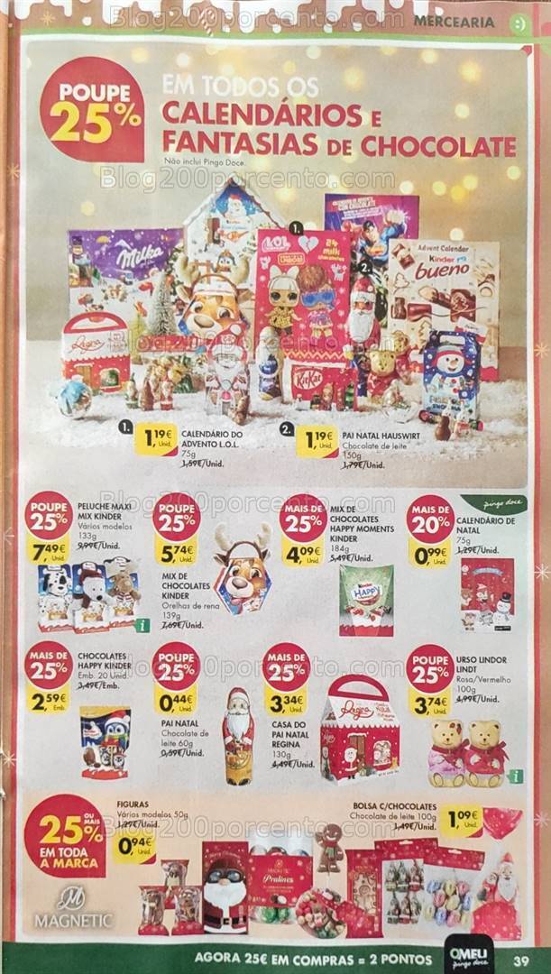 Antevisão Folheto PINGO DOCE Promoções de 19 a 26 dezembro