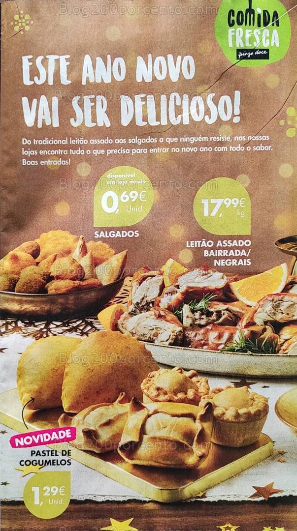 Antevisão Folheto PINGO DOCE Promoções de 27 dezembro a 4 janeiro