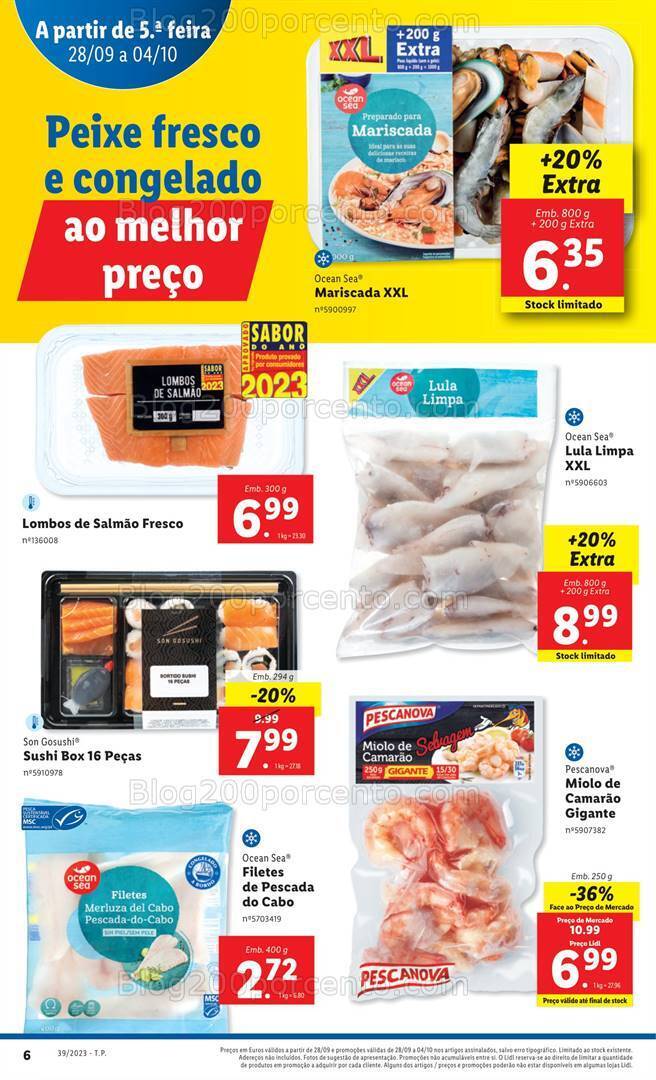 Antevisão Folheto LIDL Promoções de 28 setembro a 4 outubro