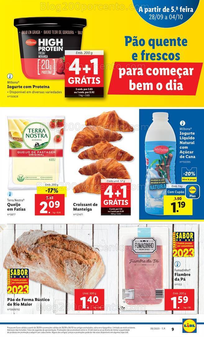 Antevisão Folheto LIDL Promoções de 28 setembro a 4 outubro