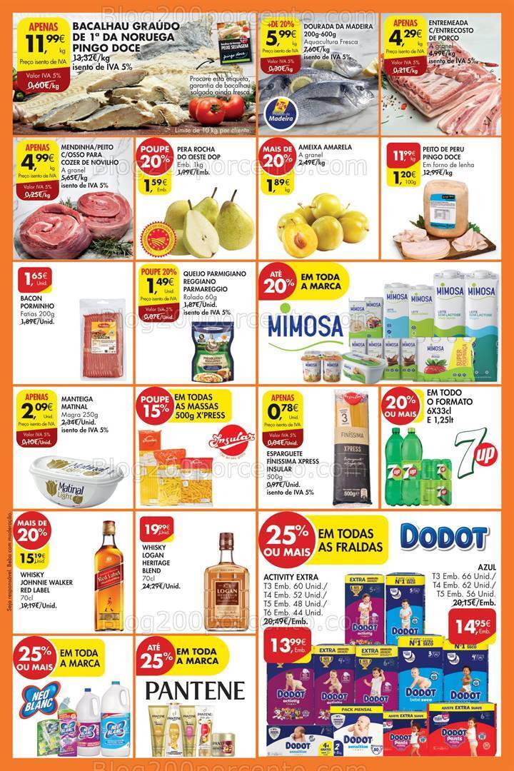 Antevisão Folheto PINGO DOCE Madeira Promoções Fim de Semana - 15 a 18 setembro