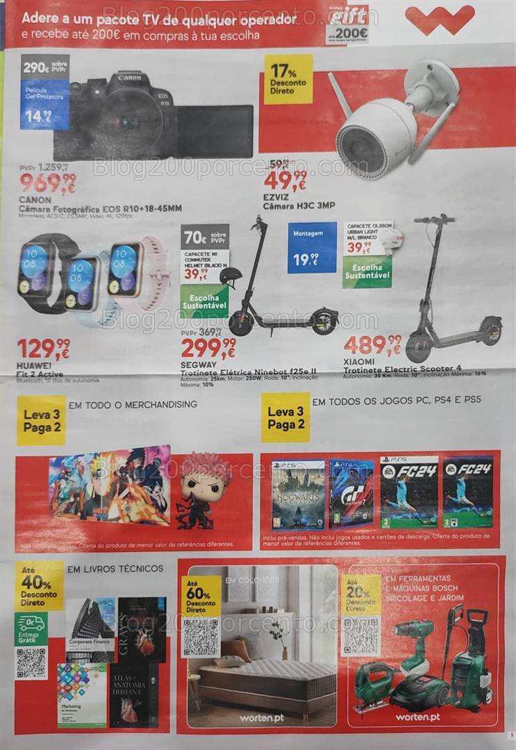 Antevisão Folheto WORTEN Promoções até 27 setembro