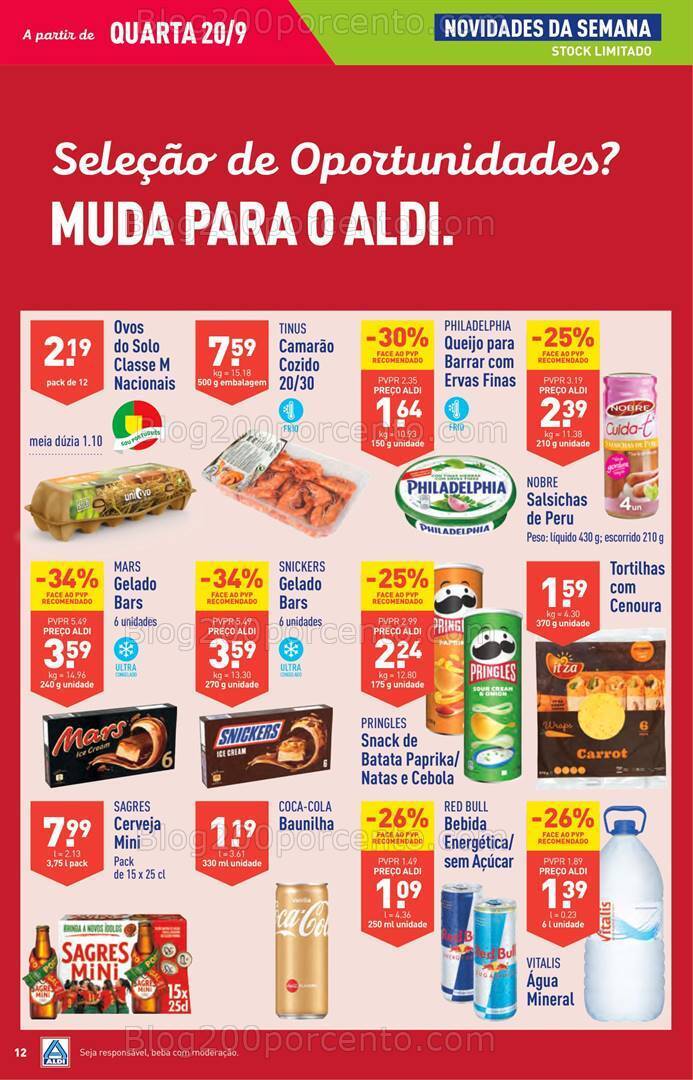 Antevisão Folheto ALDI Promoções de 20 a 26 setembro
