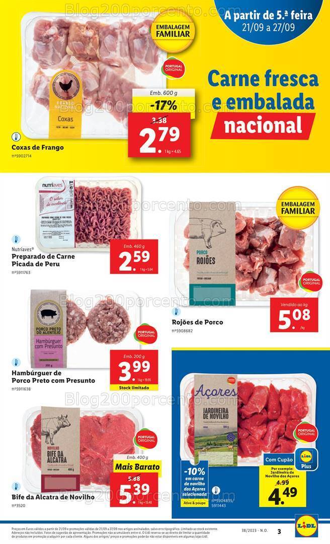 Antevisão Folheto LIDL Promoções de 21 a 27 setembro