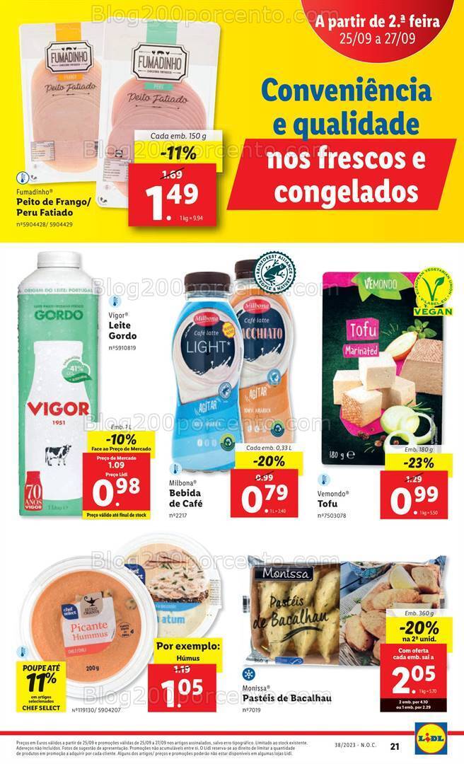 Antevisão Folheto LIDL Promoções de 21 a 27 setembro