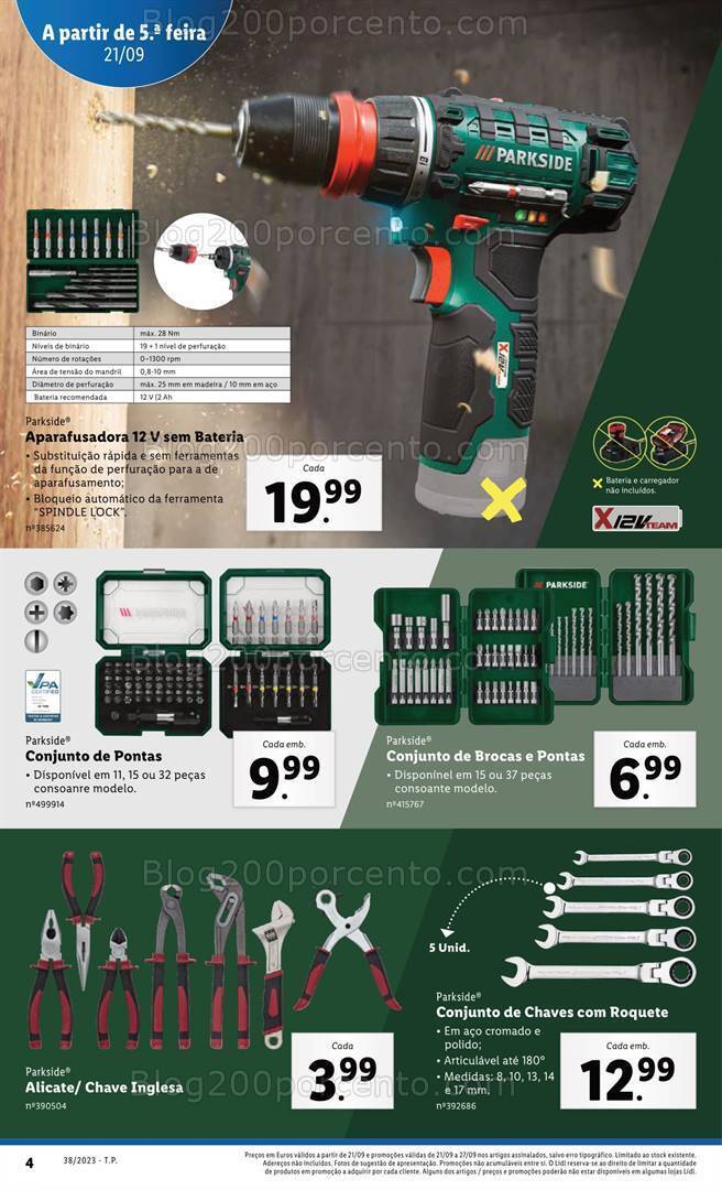 Antevisão Folheto LIDL Promoções de 21 a 27 setembro