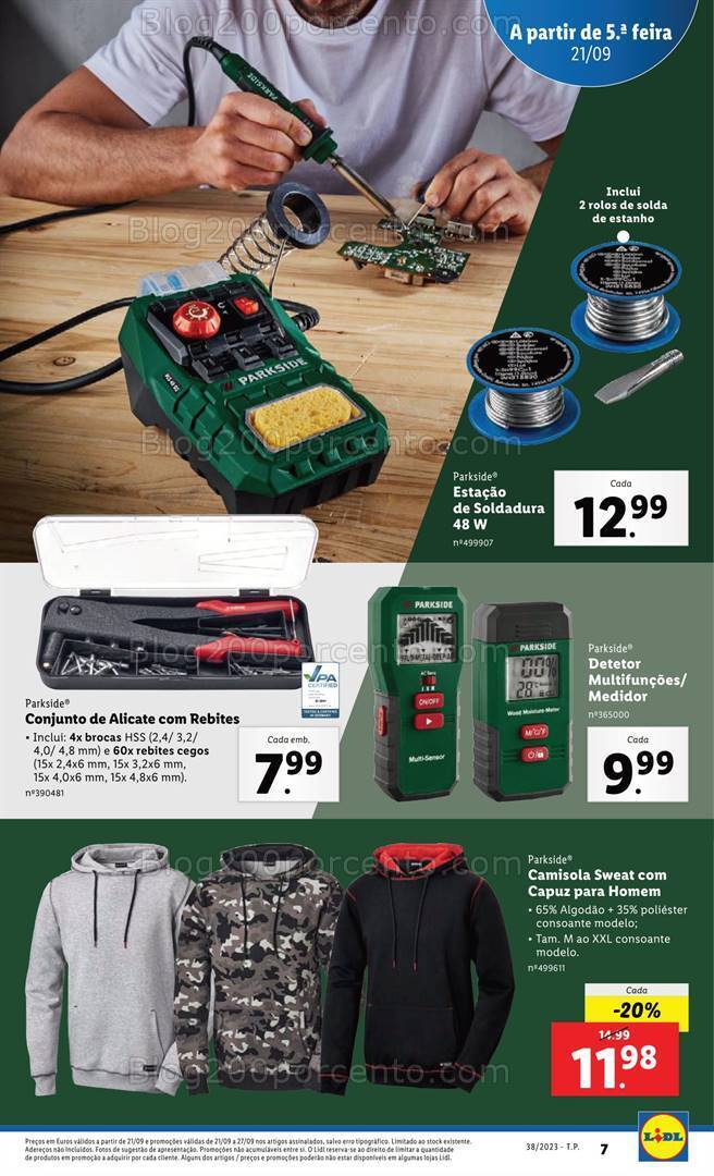 Antevisão Folheto LIDL Promoções de 21 a 27 setembro