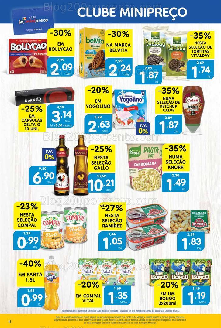 Antevisão Folheto MINIPREÇO Promoções de 21 a 27 setembro