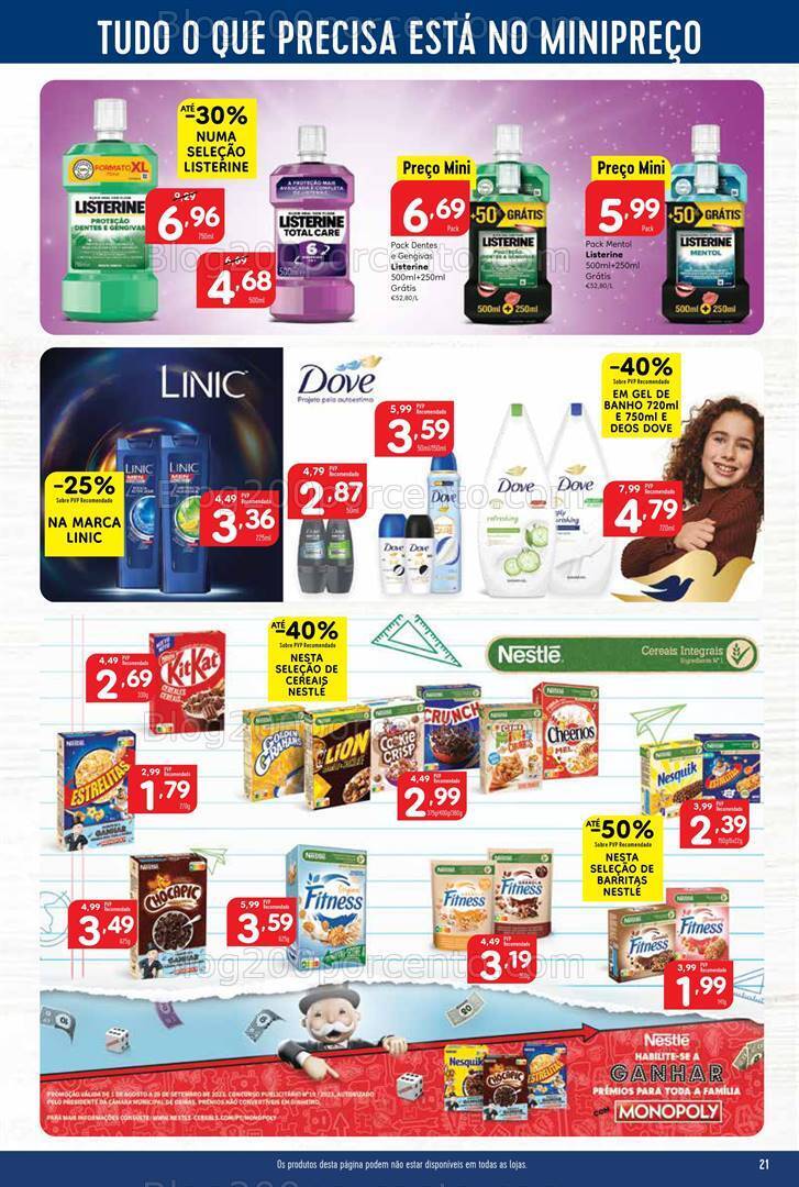 Antevisão Folheto MINIPREÇO Promoções de 21 a 27 setembro