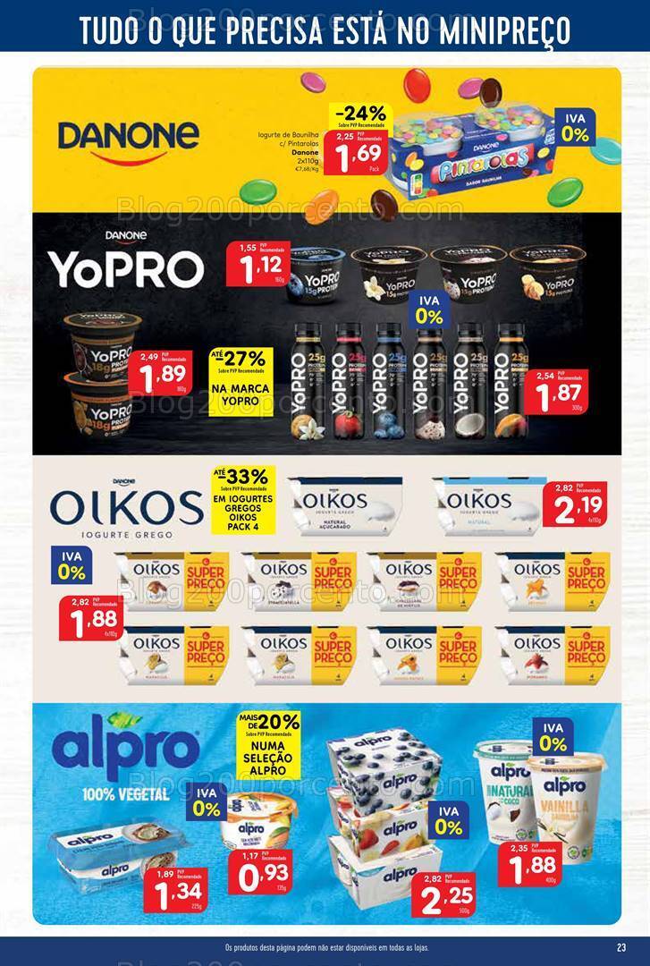 Antevisão Folheto MINIPREÇO Promoções de 21 a 27 setembro