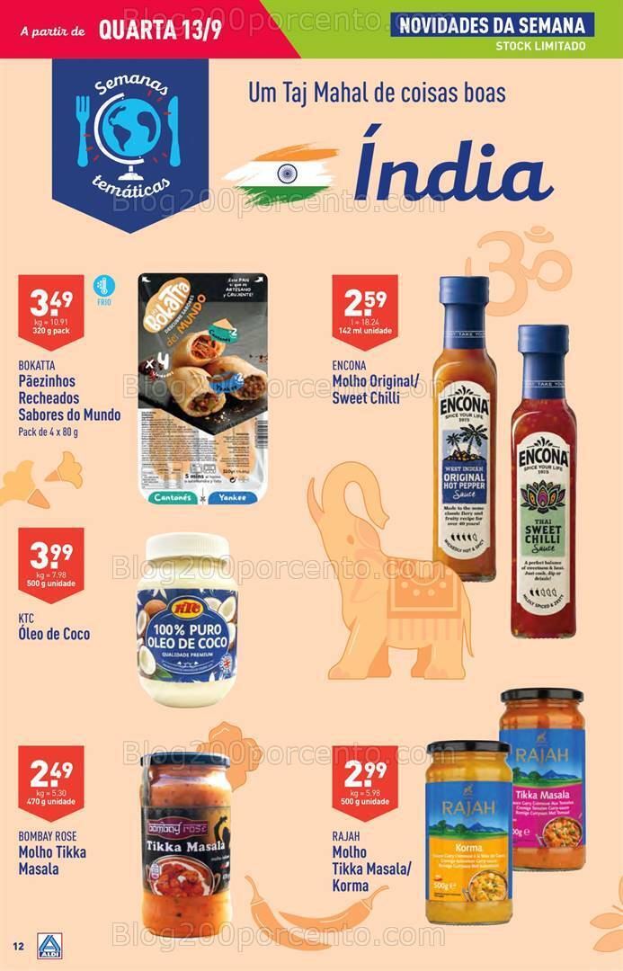 Antevisão Folheto ALDI Sabores do Mundo Promoções de 13 a 19 setembro