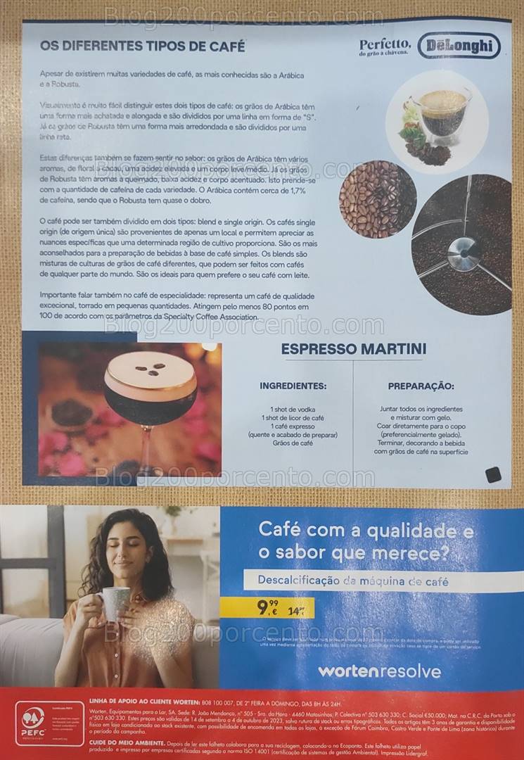 Antevisão Folheto WORTEN Especial Café Promoções até 4 outubro