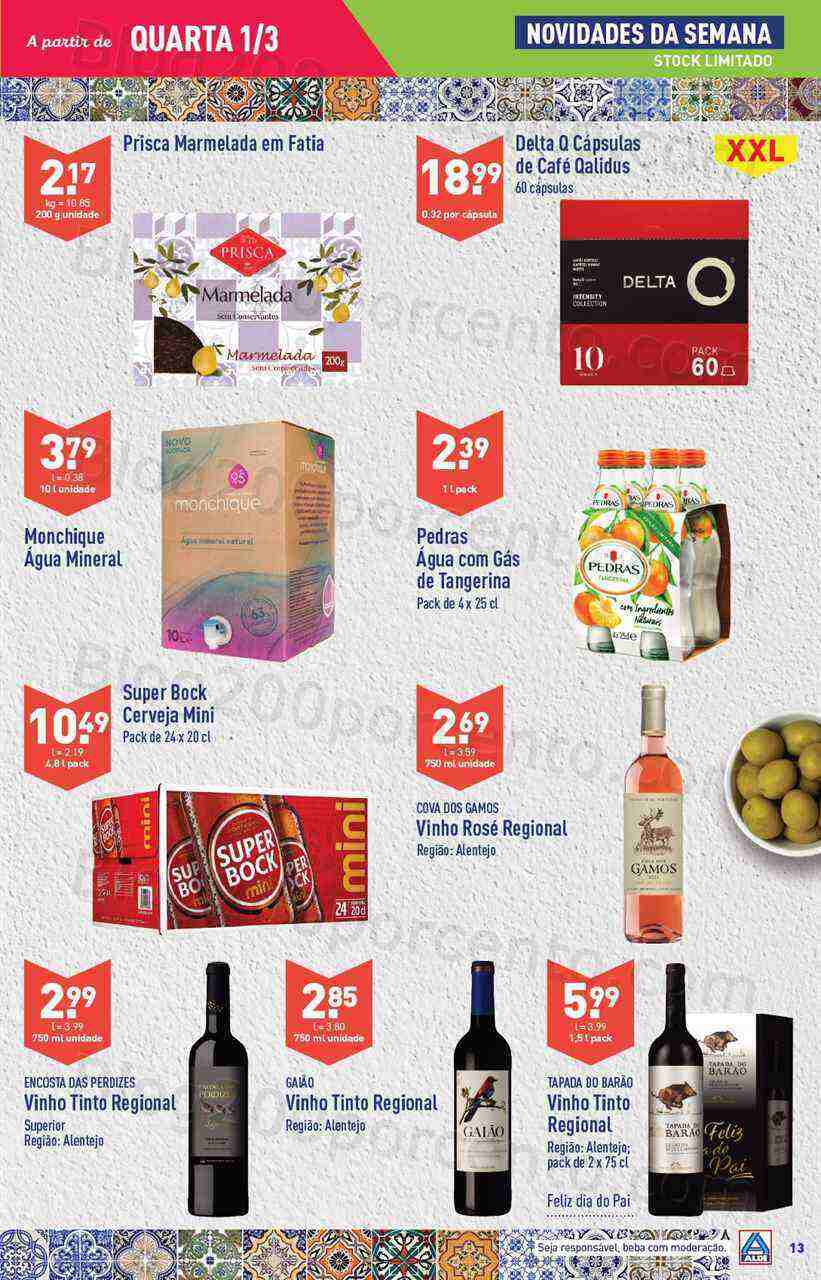 Antevisão Folheto ALDI Promoções de 1 a 7 março