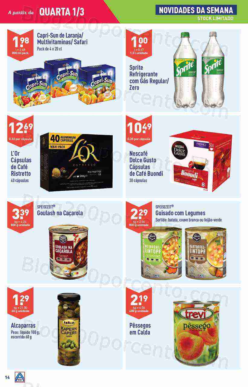 Antevisão Folheto ALDI Promoções de 1 a 7 março